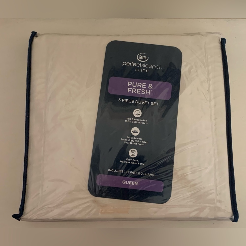 Serta 3 Piece Duvet Set